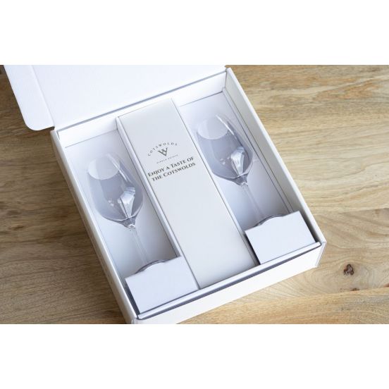 Gift box set with glasses Gift box set with glasses