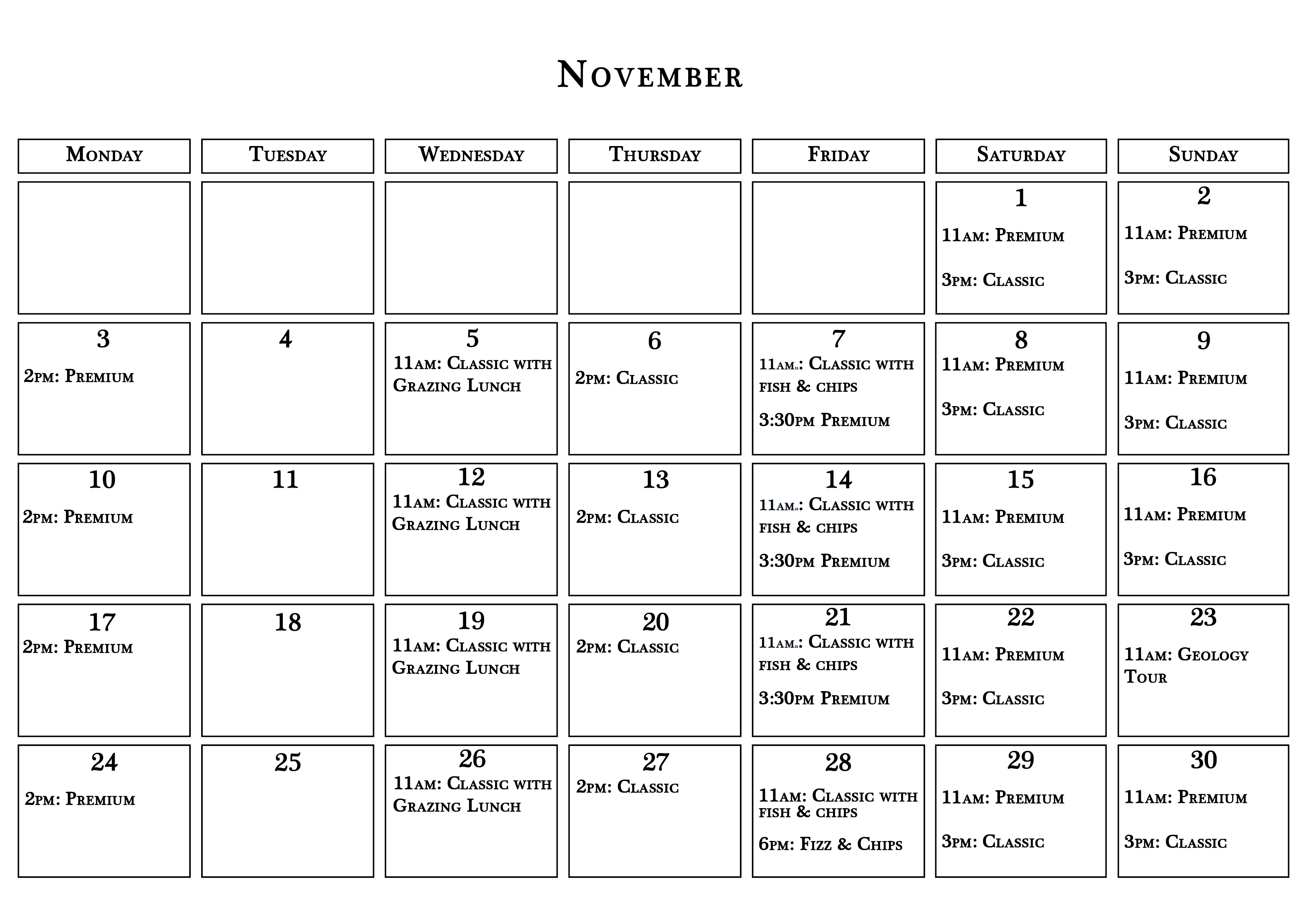 “November