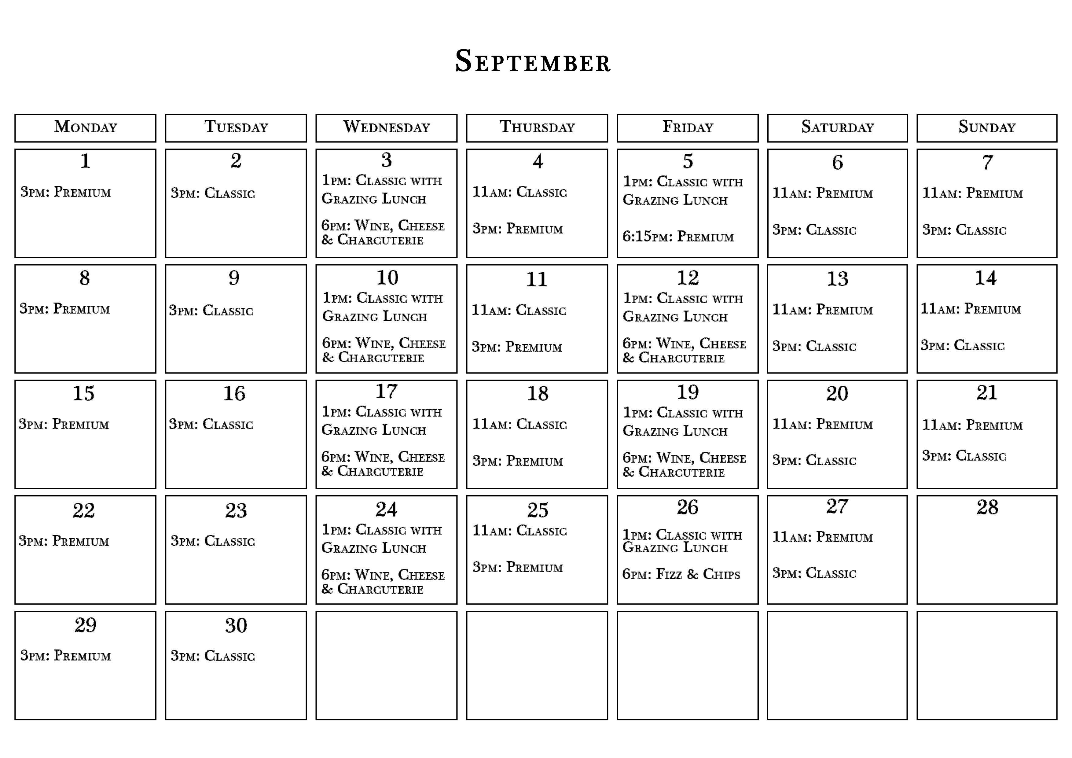 Calendar
